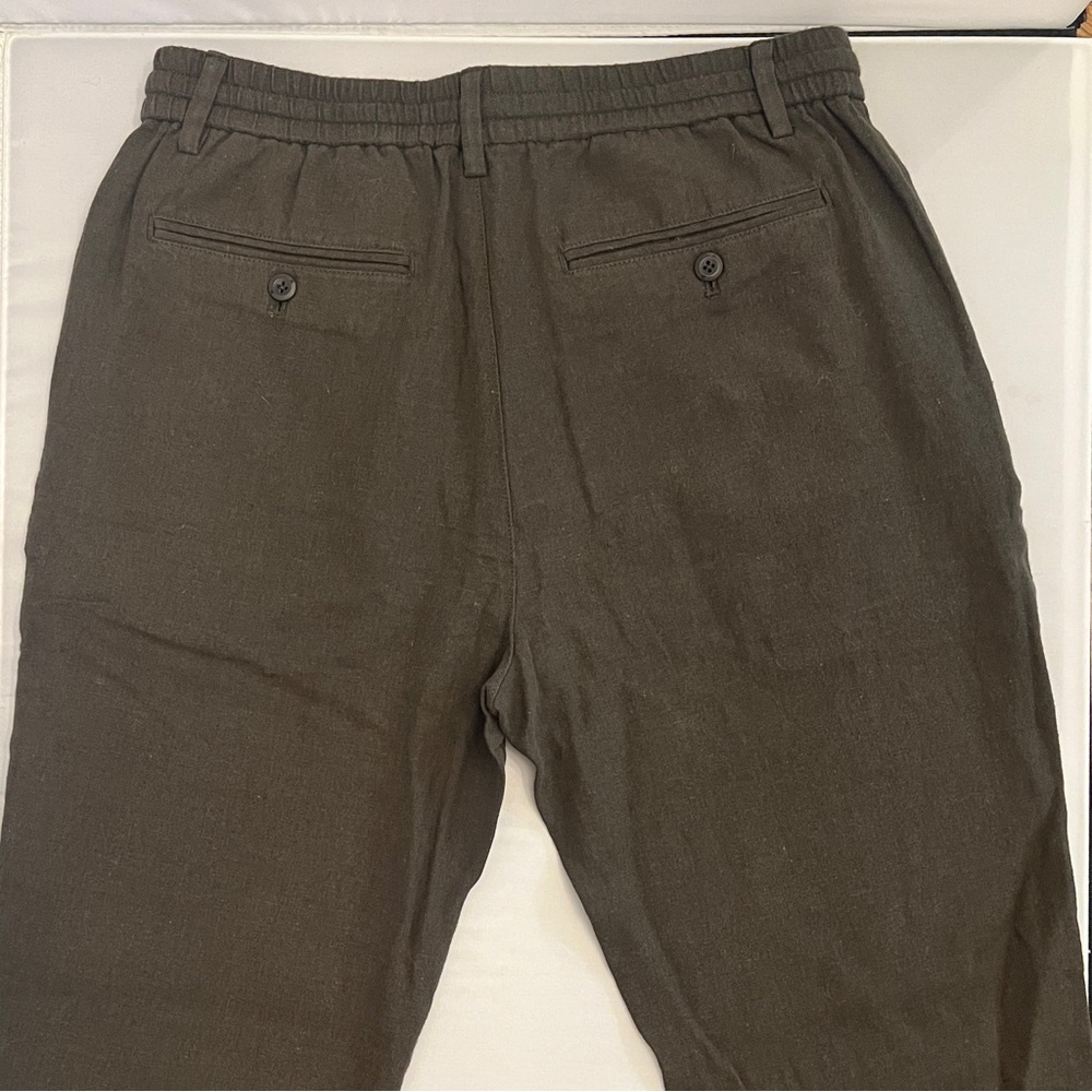 Banana Republic Men’s ATHLETIC-FIT LINEN-BLEND PANT - Picture 6 of 9
